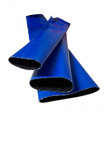 Hellblauer PVC-Verteilleitungsschlauch  (2 Zoll (52mm)) - 100m Rolle